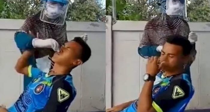 Serem, Nakes Dianggap Kasar Swab Antigen, Warganet Mengamuk