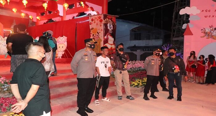 Kapolres Karimun Tinjau Langsung Pengamanan Imlek 2022