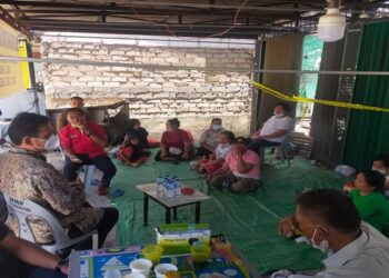 Anggota DPD Richard Pasaribu Kunjungi Korban Kebakaran