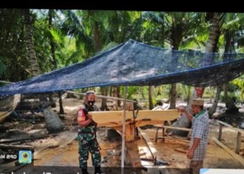Jalin Hubungan Babinsa Komsos Dengan Warga Binaan Di Desa Paoh