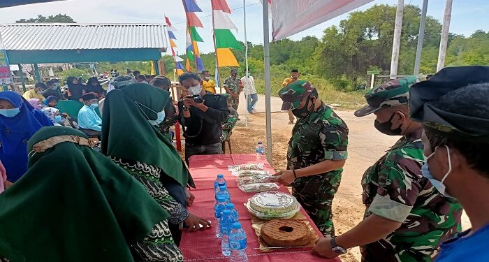 Koramil 02 Moro Kodim 0317 TBK Bangun Kampung Pancasila Di Wilayah Moro