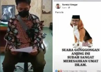 Bagikan Foto Menag Bertubuh Anjing, Pemuda Di Tanjungbalai Minta Maaf Diduga Takut Dipenjarakan