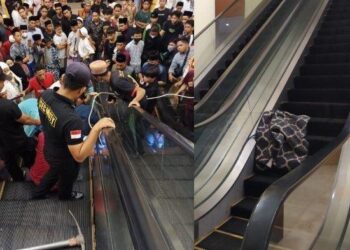 Buat Panik Warga Yang Sedang Salat, Bocah 9 Tahun Terjepit Eskalator Saat Bermain Dengan Teman