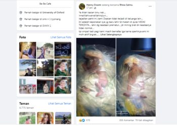 VIRAL ! Bayi Baru Lahir Dibungkus Plastik Putih