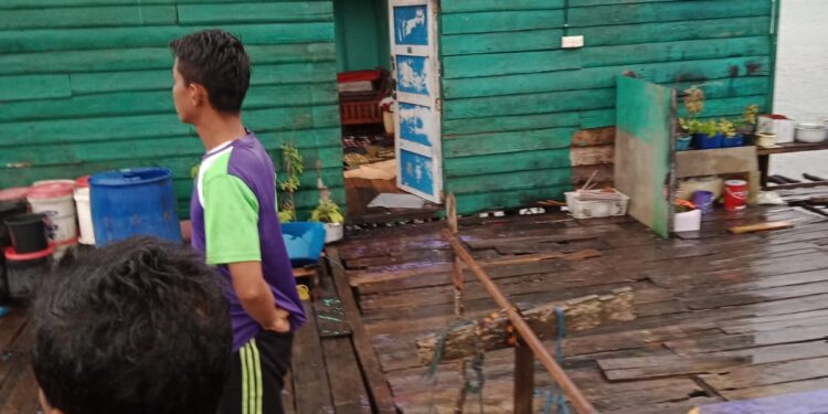Dusun Pasai Sugie Diterjang Puting Beliung, Empat Rumah Rusak Parah