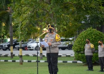Pimpin Apel Pagi Gabungan, Kapolda Kepri: ″Tetap Semangat Layani Masyarakat″