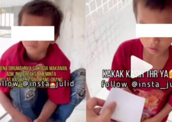 Viral, Bocah Ngaku Ditinggal Orangtua Mudik Kelaparan dan Terlantar Bikin Terenyuh, Warganet Dilema