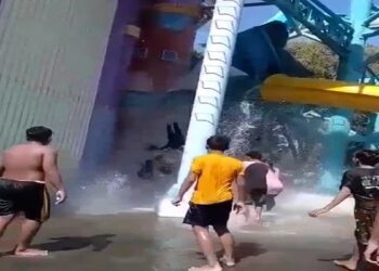 Pengelola Menduga Seluncuran Water Park Ambruk Karena Kelebihan Beban