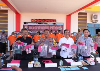 Polres Bintan Berhasil Amankan 10 Tersangka Narkoba