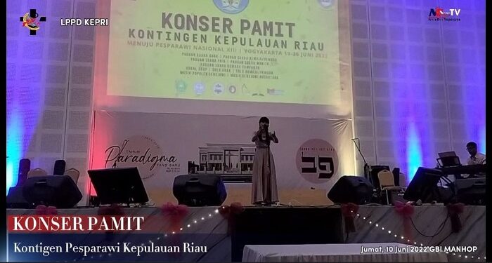 Kontingen Pesparawi Provinsi Kepri Konser Pamit Sebelum Berlaga di Pesparawi Nasional Ke XIII