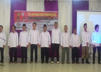 Wabup Karimun, Lantik Dan Kukuhkan Forum Pembauran Kebangsaan Kecamatan Moro