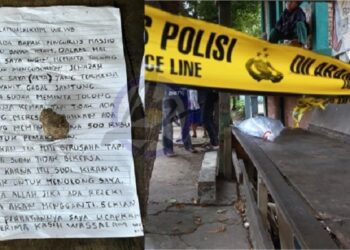 Mayat Bayi Ditemukan Di Pangkalan Ojek PLTD Bengkong Bersama Surat, Ini Isi Suratnya