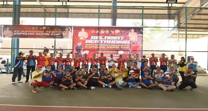 Pembukaan Kejuaraan Tenis Kapolda Kepri Cup Dalam Rangka Hari Bhayangkara Ke – 76 Tahun 2022
