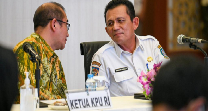Raker Bersama KPU RI, Gubernur Kepri Ansar Komitmen Penuh Tingkatkan Persentase Pemilih Pada Pemilu 2024