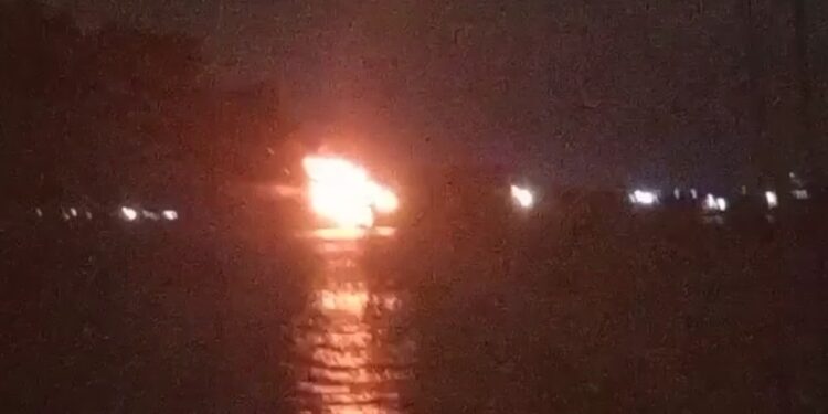 Breaking News ! Kapal Dumai Line 5 Terbakar