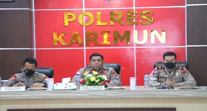 Wakapolres Karimun Pimpin Latpra Ops Patuh Seligi 2022