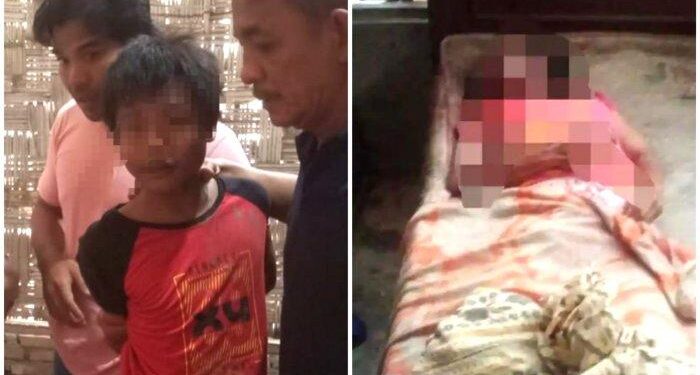 Sadis dan Brutal, Anak Bunuh Ibu Kandung di Langkat, Korban Bersimbah Darah Diduga Dihantami Batu