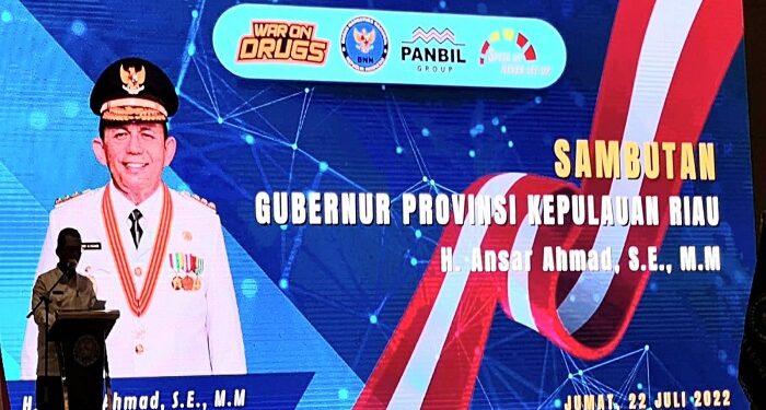 Gubernur Ansar Melaunching Kawasan Panbil Bersih Narkoba Bersama BNN Kepri