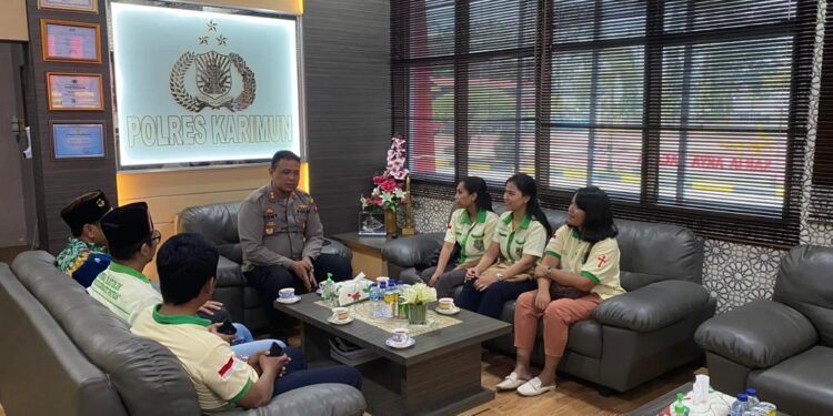 Pemuda Katolik Komcab Karimun Jalin Silaturahmi dengan Kapolres Karimun