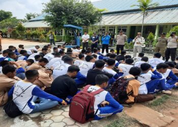 Video Viral Perkelahian Pelajar, Polres Karimun Bersama Sat Pol PP Melakukan Pertemuan Dengan Pihak Terkait