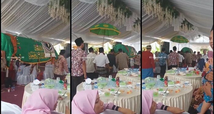 Keranda Jenazah Lewat di Tengah Hajatan Pernikahan
