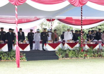 Upacara Hari Bhayangkara Ke – 76 Di Mapolda Kepri