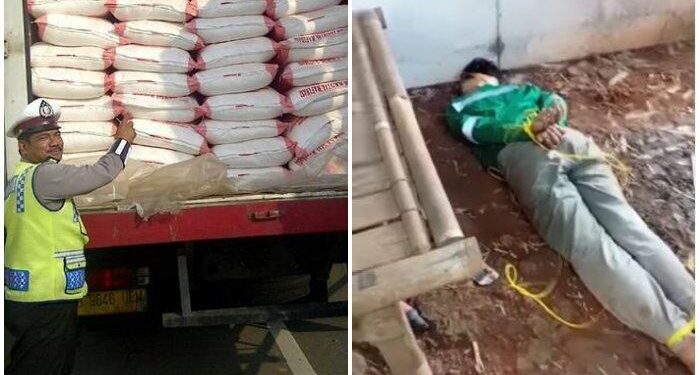 Supir Truk Yang Bawa Muatan Gula 25 Ton, Rekayasa Dirinya Dirampok Dan Dibuang