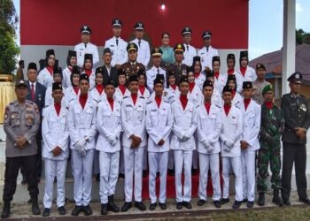 HUT RI ke 77 di Lapangan Putri Moro berlangsung Sederhana