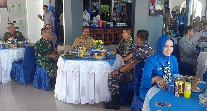 Komandan Lantamal IV Laksma TNI Kemas M. Ikhwan Madani Kunker Ke Mako Lanal TBK                     