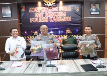 Sat Reskrim Polres Karimun Amankan Oknum Guru Kasus Pencabulan Terhadap Anak Dibawah Umur