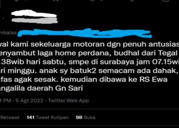 Viral, Bayi 6 Bulan Meninggal Setelah Diajak Naik Motor Tegal-Surabaya, Ini Kata Dokter