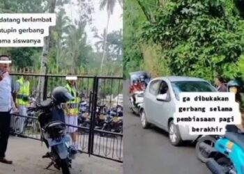 Tak Pandang Bulu! Siswa Sekolah ini Tutup Gerbang untuk Guru Yang Datang Terlambat, Banjir Pujian
