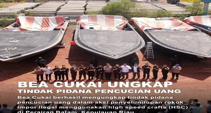 Bea Cukai Berhasil Tindak Pidana Pencucian Uang di Balik Aksi Penyelundupan Rokok Impor Ilegal