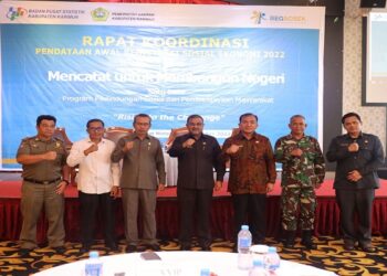 Bupati Karimun Hadiri Rapat Koordinasi Pendataan Awal Registrasi Sosial Ekonomi 2022