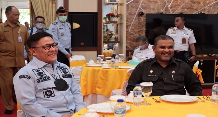 Bupati Karimun Kunjungan Kerja Dan Silaturahmi Kepala Kemenkumham Provinsi Kepri