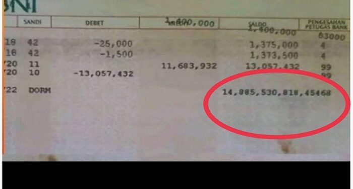 Heboh se-Indonesia! Pegawai Honorer Ini Kaya Mendadak, Uang Senilai Rp14 T Masuk ke Rekeningnya