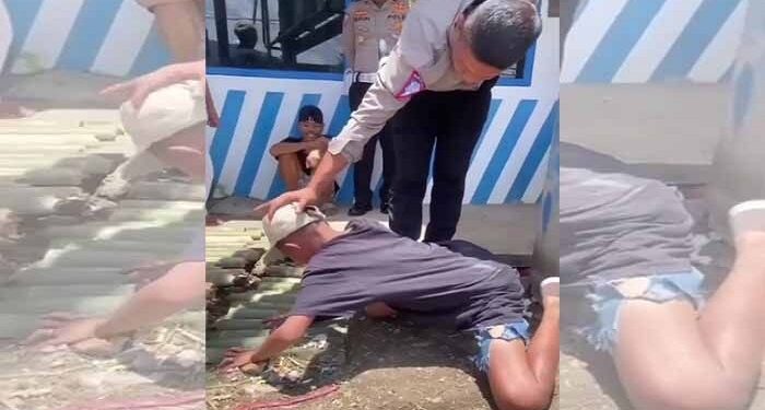 Hindari Razia, Bocah Pura – pura Kesurupan Hingga Viral si Media Sosial