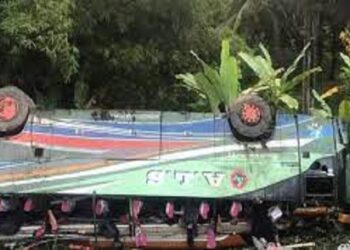 Kecelakaan Lalu Lintas, Bus ALS Bawa Santri Masuk Jurang