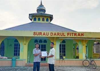 PT Timah Tbk Serahkan Bantuan Ke Surau Darul Fitrah, Jamaah Dapat Beribadah Dengan Aman Dan Nyaman