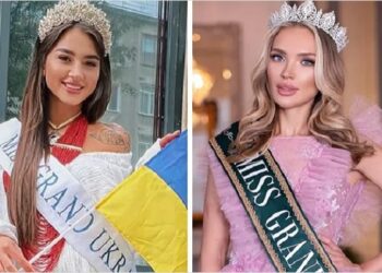 Miss Ukraina Marah Sekamar Dengan Ratu Kecantikan Rusia Di Grand Final Miss Grand Internasional