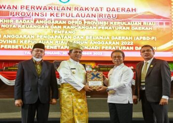 Perda Perubahan APBD Kepri Tahun 2022 Resmi Disahkan Sebesar Rp3,965 Triliun