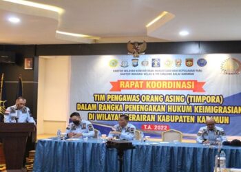 Timpora Karimun Gelar Rapat Koordinasi dan Operasi Gabungan Untuk Menegakkan Hukum Keimigrasian