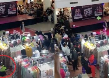 Aksi Emak – Emak Lempar Kursi Plastik Ke Peserta Dance K – Pop