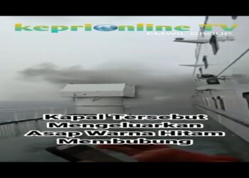 KM Mutiara Timur Dari Ketapang Menuju Lombok Terbakar Di Perairan Bali