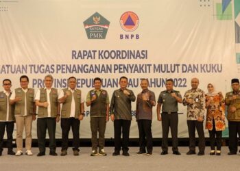 Kepala BNPB RI Buka Rakor Satgas Penanganan PMK Kepri