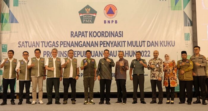Kepala BNPB RI Buka Rakor Satgas Penanganan PMK Kepri