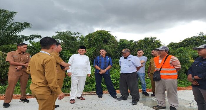 Pedestarian Jalan Bandara RHF Tanjungpinang Berhas Bunga Sakura, Bunga Tanjung dan Pohon Pinang