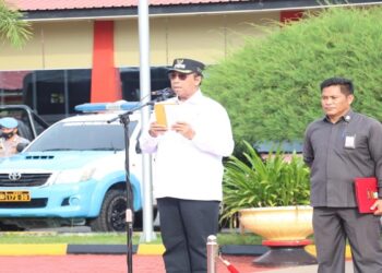 Siaga Bencana Alam, Polres Karimun Gelar Apel Kesiapsiagaan Penanggulangan Bencana Alam