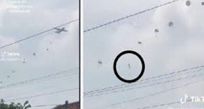 Parasit Gagal Dikembangkan, Prajurit TNI Terjun Bebas Dari Ketinggian 500 Meter