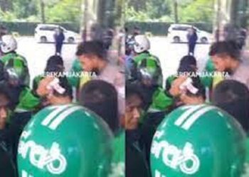 Kepala Ojol Dipukul Satpam Hingga Bocor, Ratusan Ojol Turun Untuk Cari Pelakunya